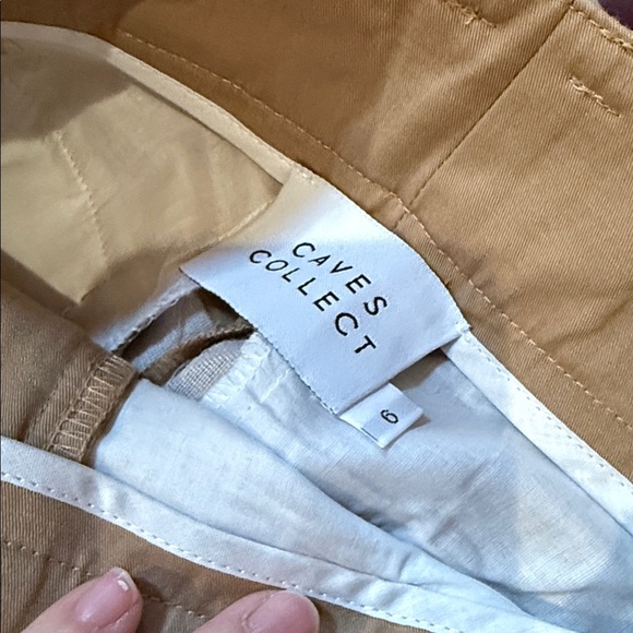 Caves Collect / KATE TAN JAPANESE COTTON PANTS trousers khaki XS (AUS 6) - Picture 7 of 8